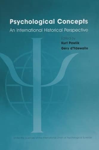 Psychological Concepts An International Historical Perspective [Hardcover]