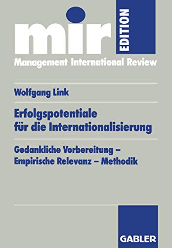 Erfolgspotentiale fr die Internationalisierung Gedankliche Vorbereitung  Empi [Paperback]