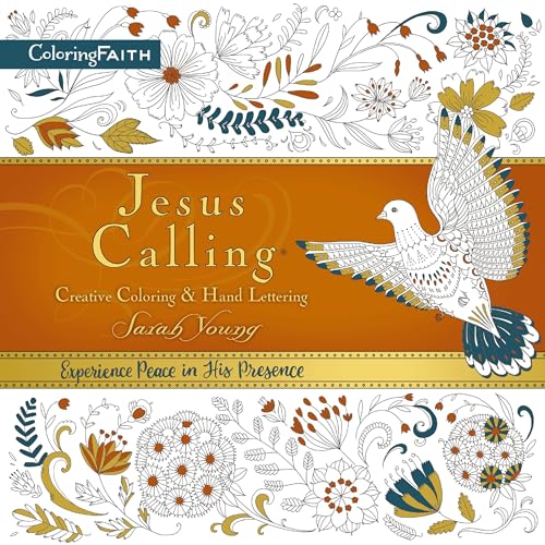 Jesus Calling Adult Coloring Book  Creative Coloring and   Hand Lettering Find [Paperback]