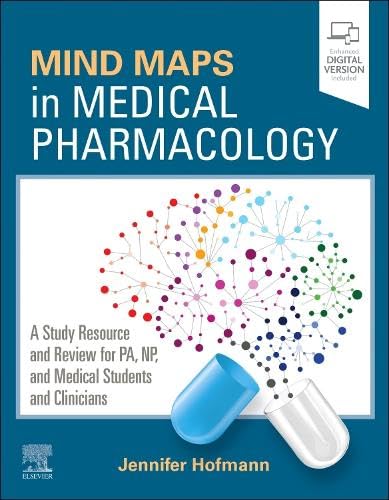 Mind Maps in Medical Pharmacology A Study Resource and Review for PA, NP, and M [Paperback]