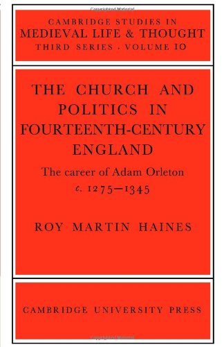 Church/PolitcsAdam Orleton [Paperback]