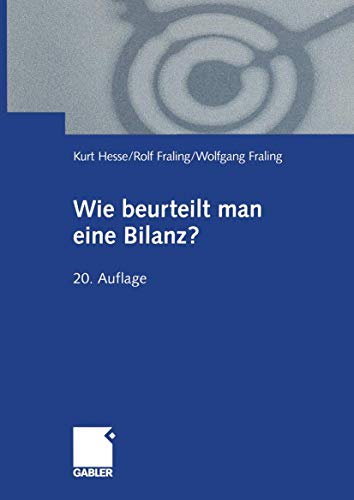 Wie beurteilt man eine Bilanz [Paperback]
