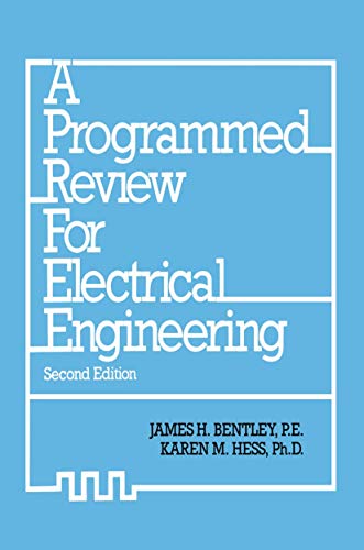 A Programmed Review for Electrical Engineering [Paperback]
