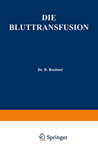 Die Bluttransfusion [Paperback]