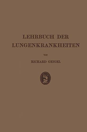 Lehrbuch Der Lungenkrankheiten [Paperback]