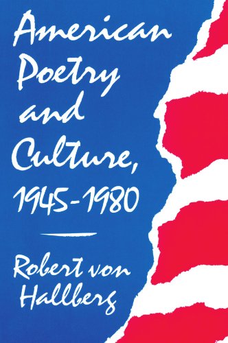 American Poetry And Culture, 1945-1980 [Paperback]