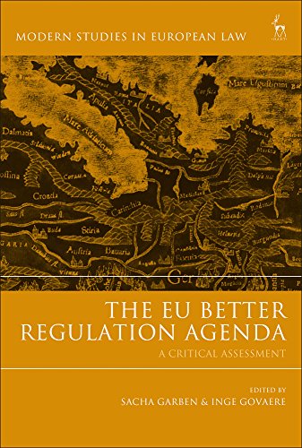 The EU Better Regulation Agenda A Critical Assessment [Hardcover]