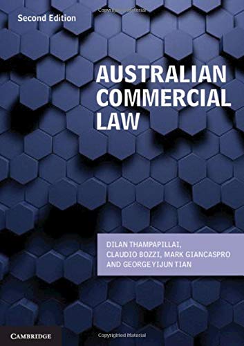 Australian Commercial Law [Paperback]