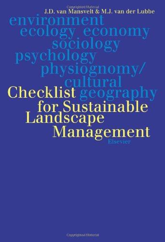 Checklist for Sustainable Landscape Management Final Report of the EU Concerted [Hardcover]