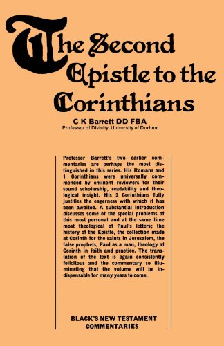 Second Epistle to the Corinthians [Paperback]