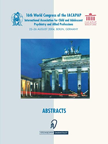 Books of Abstracts of the 16th World Congress of the International Association f [Paperback]
