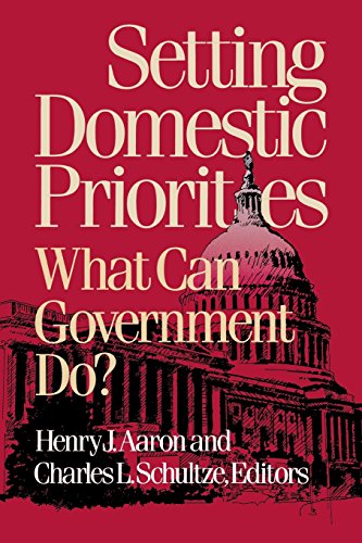 Setting Domestic Priorities What Can Government Do [Paperback]
