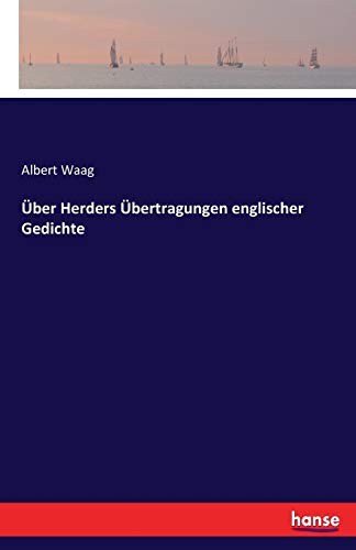 Ueber Herders Uebertragungen Englischer Gedichte