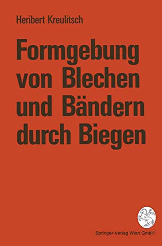 Formgebung von Blechen und Bndern durch Biegen [Paperback]