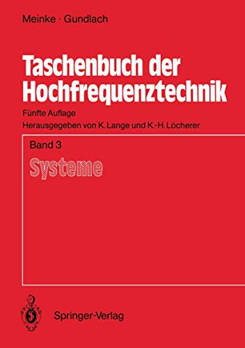 Taschenbuch der Hochfrequenztechnik Band 3 Systeme [Paperback]