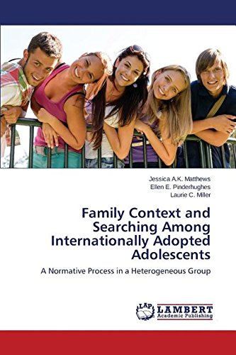 Family Context And Searching Among Internationally Adopted Adolescents [Paperback]