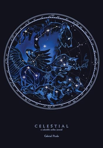 Celestial A Colorable Zodiac Journal [Paperback]