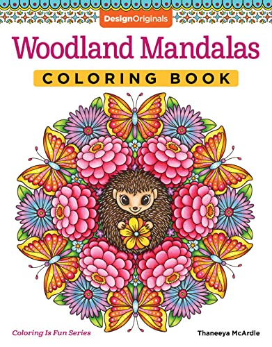 Woodland Mandalas Coloring Book [Paperback]
