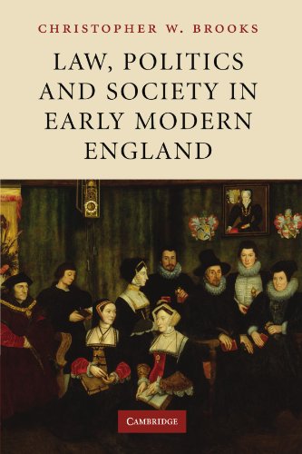Law, Politics and Society in Early Modern England [Paperback]