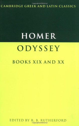 Homer Odyssey Books XIX and XX [Paperback]
