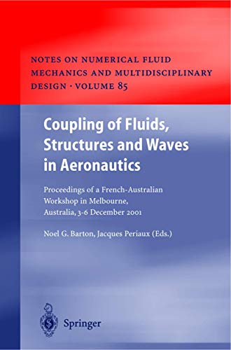 Coupling of Fluids, Structures and Waves in Aeronautics Proceedings of a French [Hardcover]