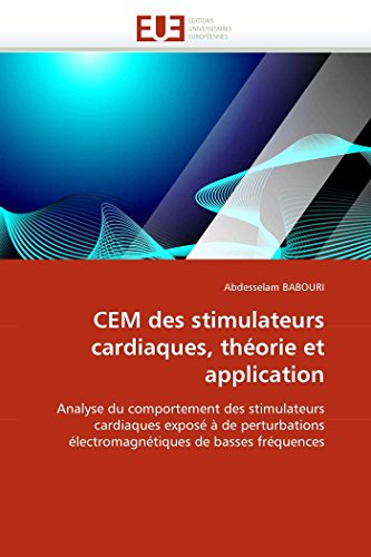 Cem Des Stimulateurs Cardiaques, Thorie Et Application Analyse Du Comportement [Paperback]