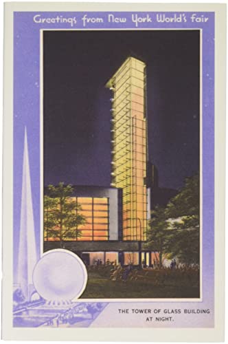Vintage Journal Greetings From New York World's Fair, Tower Of Glass