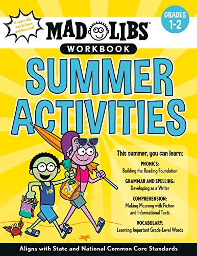 Mad Libs Workbook Summer Activities Grades 1-2 -- Aligns with State and Nation [Paperback]