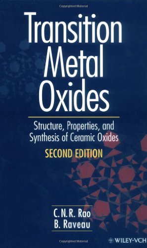 Transition Metal Oxides Structure, Properties, and Synthesis of Ceramic Oxides [Hardcover]