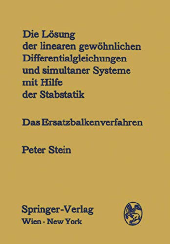 Die Lsung der linearen gewhnlichen Differentialgleichungen und simultaner Syst [Paperback]