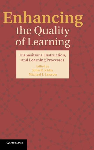 Enhancing the Quality of Learning Dispositions, Instruction, and Learning Proce [Hardcover]