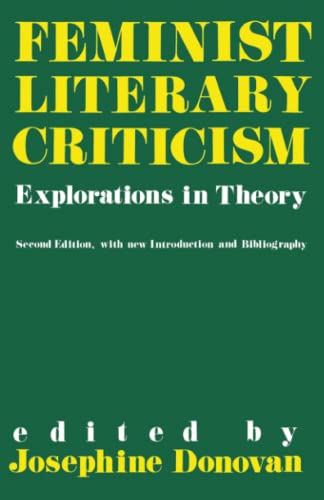 Feminist Literary Criticism Explorations In Theory (greenwood Library Managemen [Paperback]