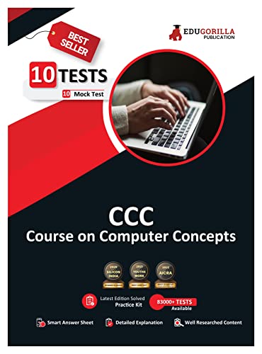 Ccc (Course On Computer Concepts) Exam | 10 Mock Test For Complete Preparation
