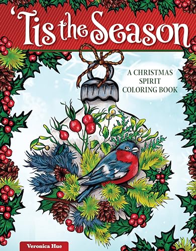 'Tis the Season A Christmas Spirit Coloring Book [Paperback]