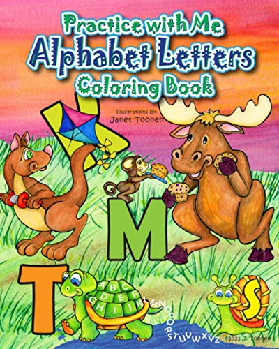 Practice with Me Alphabet Letters Coloring Book [Unknown]