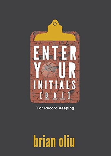 Enter Your Initials For Record Keeping [Paperback]