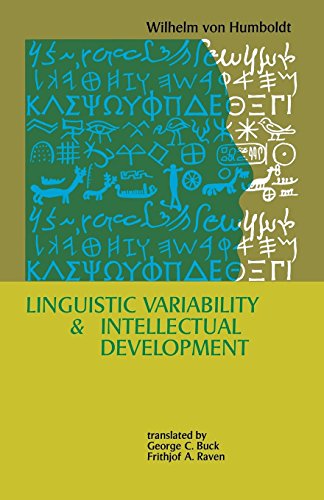 Linguistic Variability and Intellectual Development [Paperback]