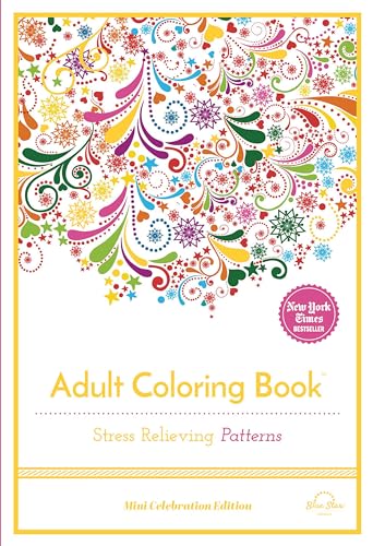 Stress Relieving Patterns Adult Coloring Book, Mini Edition [Paperback]