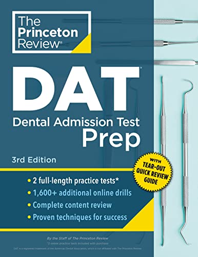 Princeton Review DAT Prep, 3rd Edition [Paperback]