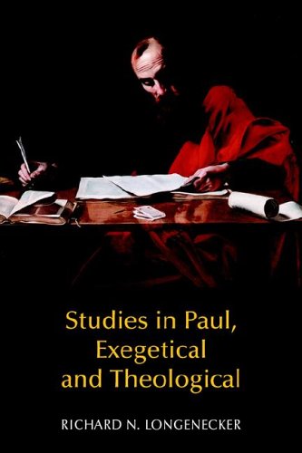 Studies In Paul, Exegetical And Theological [Paperback]