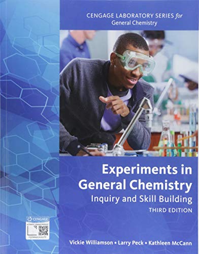 Experiments in General Chemistry Inquiry and Skill Building [Paperback]