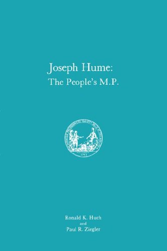 Joseph Hume The People's M.P. (memoirs Of The American Philosophical Society,) [Paperback]