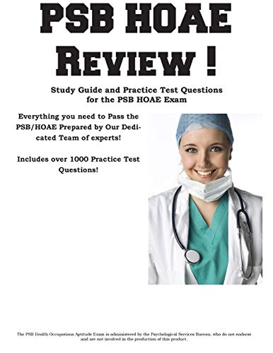 Psb Hoae Review Complete Health Occupations Aptitude Test Study Guide And Prac [Paperback]