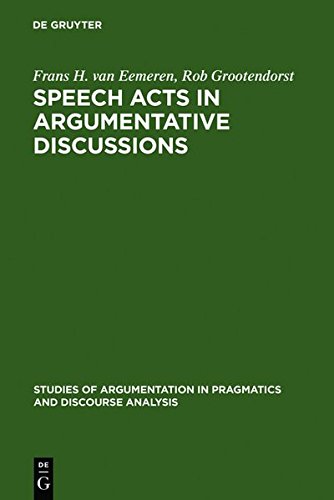 Speech Acts in Argumentative Discussions [Hardcover]