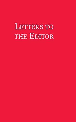 Letters To The Editor [Hardcover]