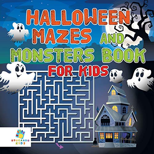 Halloween Mazes and Monsters Book for Kids [Paperback]