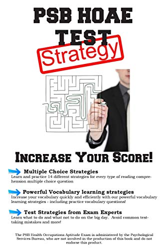 Psb Hoae Test Strategy Winning Multiple Choice Strategies For The Health Occupa [Paperback]
