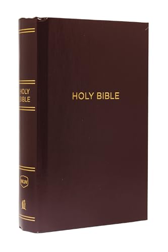 NKJV, Pew Bible, Large Print, Hardcover, Burgundy, Red Letter, Comfort Print Ho [Hardcover]