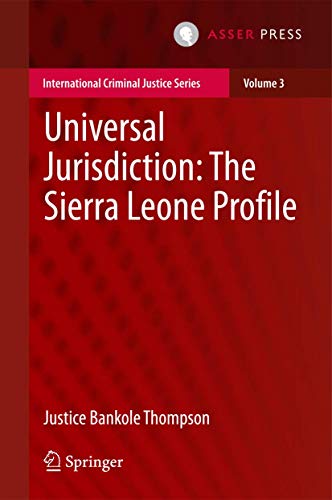 Universal Jurisdiction The Sierra Leone Profile [Hardcover]