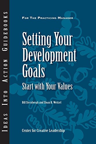 Setting Your Development Goals Start with Your Values [Paperback]